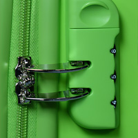 Кодовый замок зелёного чемодана